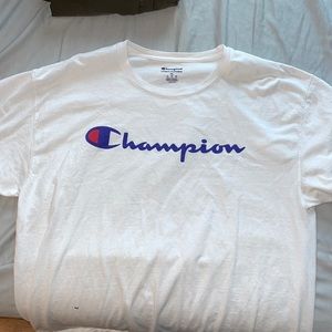 White/Purple Champion T-Shirt